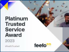 Feefo Platinum Trusted Service Award 2023