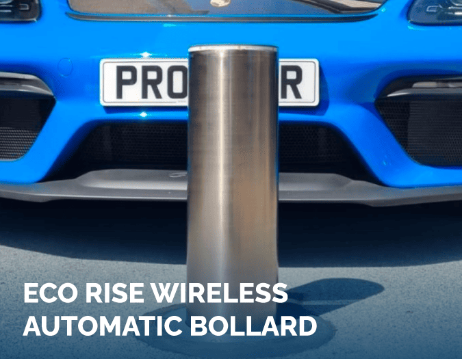 Eco Rise Wireless Battery Powered Automatic Bollard