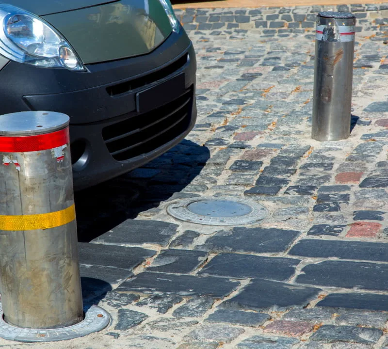 automatic ascending bollards