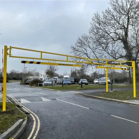 Heavy Duty Double Leaf Height Restriction Barrier