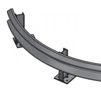 Armco Convex Beam - 3500mm x 3mm