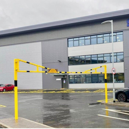 Heavy Duty Double Leaf Height Restriction Barrier