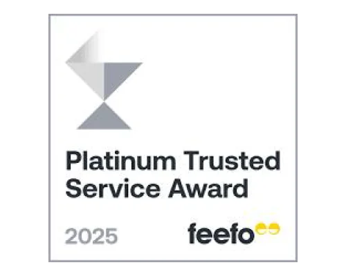 Platinum Trusted Service 2025 - Feefo
